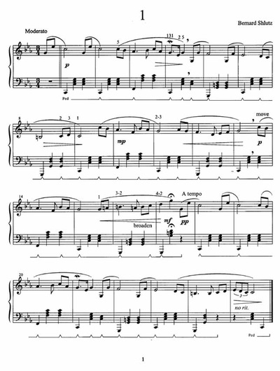 Piano piece sample